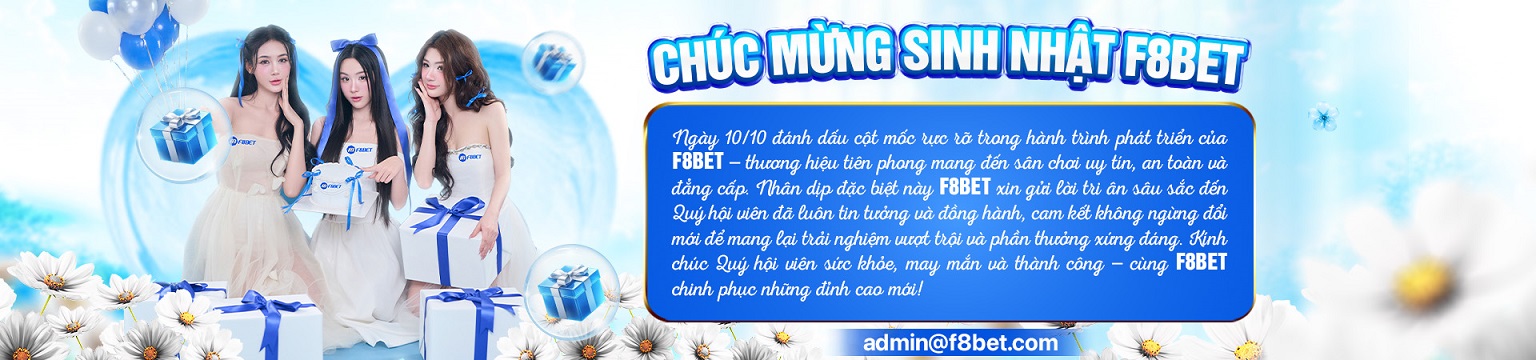 F8bet banner sinh nhật
